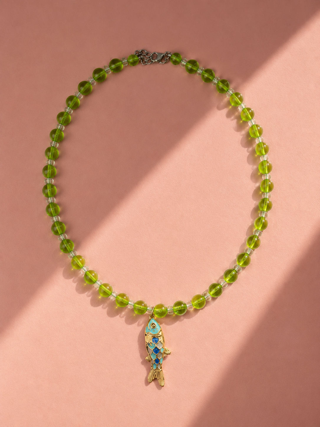 Green Fish Necklace