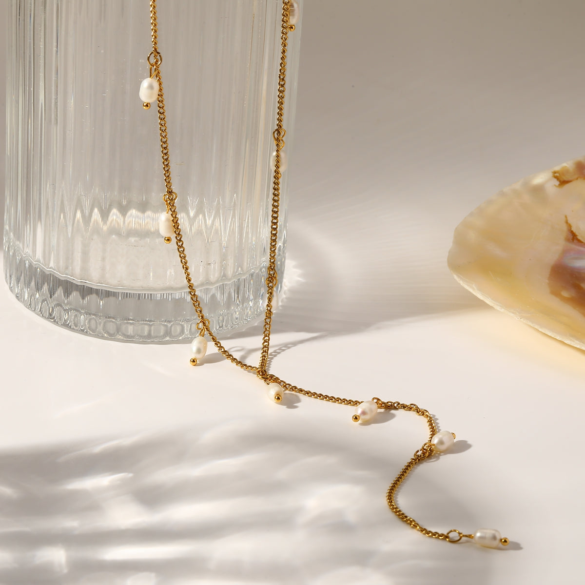 Perla Drop Necklace