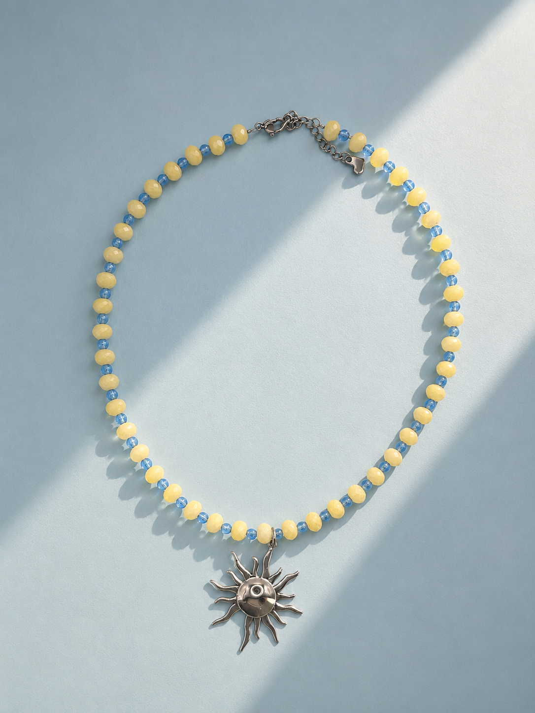 Silver Sun Necklace