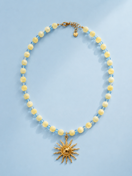 Gold Sun Necklace