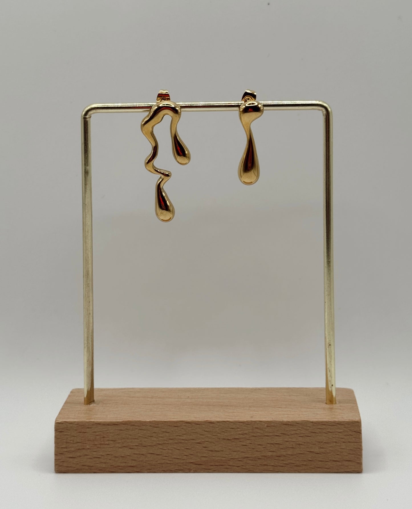 Melted Gold Earrings