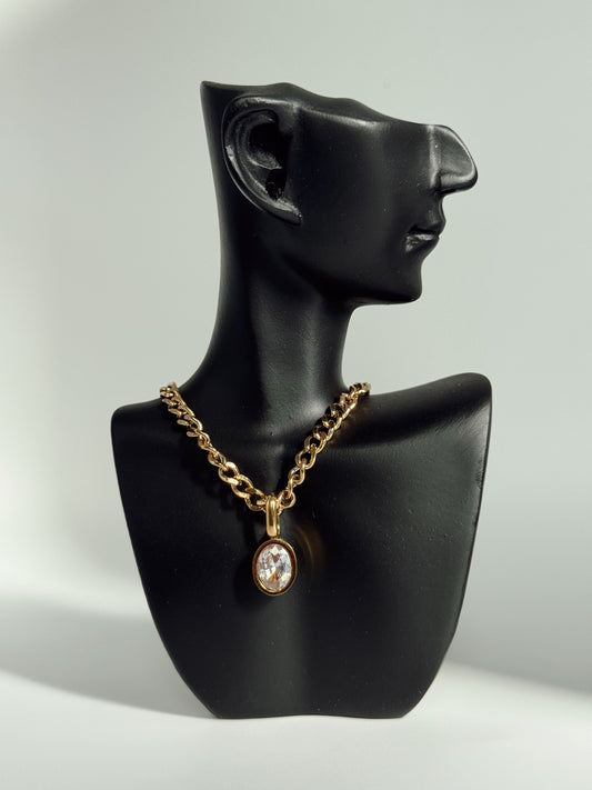 Halo Drop Necklace